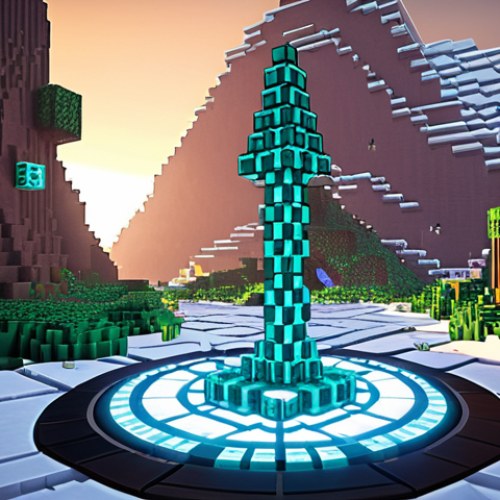 Home 23 A visually stunning abstract representation of a Minecraft seed. A glowing, intricate numerical or alphanumeric seed code at the center, radiating digital energy. From this energy, a diverse and detailed Minecraft world is meticulously generating, showcasing various biomes like lush forests, snowy mountains, and desert temples emerging from the code. The style is a blend of digital art and classic Minecraft block aesthetics, emphasizing the concept of a 'digital DNA' bringing a unique world to life. Soft, magical lighting.