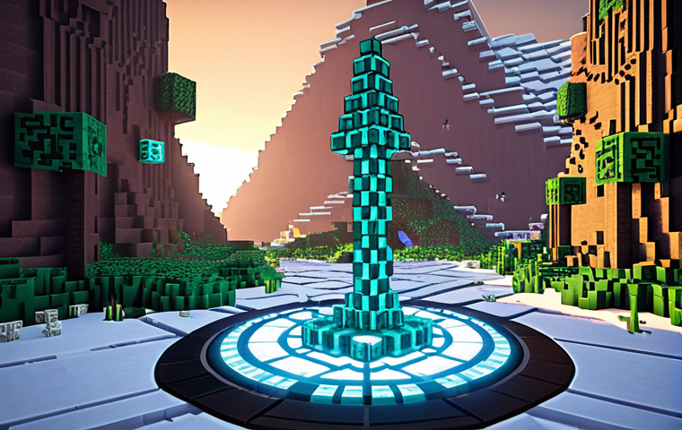 A visually stunning abstract representation of a Minecraft seed. A glowing, intricate numerical or alphanumeric seed code at the center, radiating digital energy. From this energy, a diverse and detailed Minecraft world is meticulously generating, showcasing various biomes like lush forests, snowy mountains, and desert temples emerging from the code. The style is a blend of digital art and classic Minecraft block aesthetics, emphasizing the concept of a 'digital DNA' bringing a unique world to life. Soft, magical lighting.